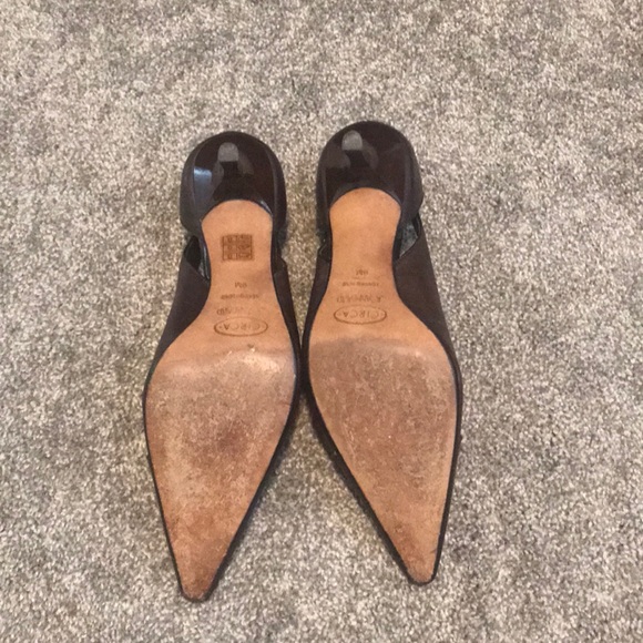 Joan & David Brown leather spectator toe heels - Picture 6 of 6